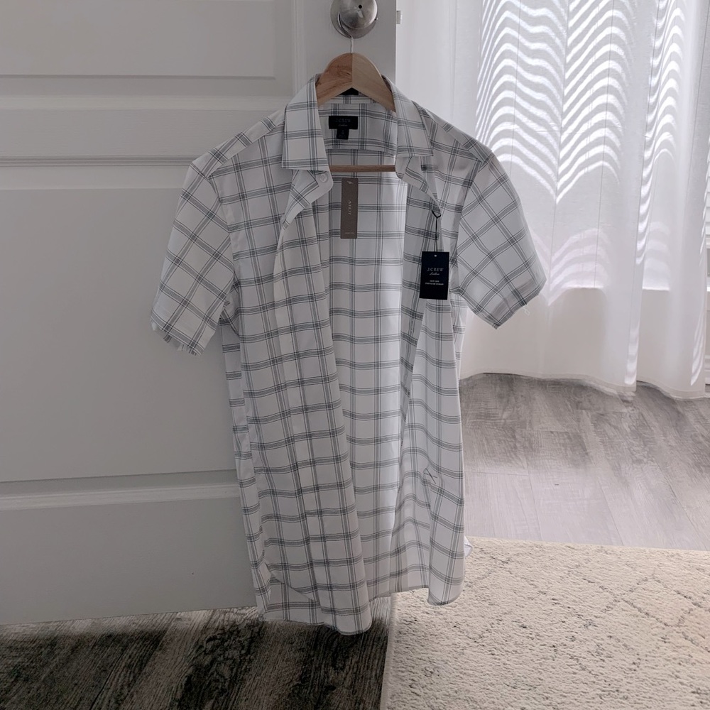 J.Crew Ladlow short sleeve button down